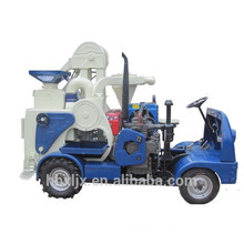 Moving proessing rice mill with diesel engine for rural areas